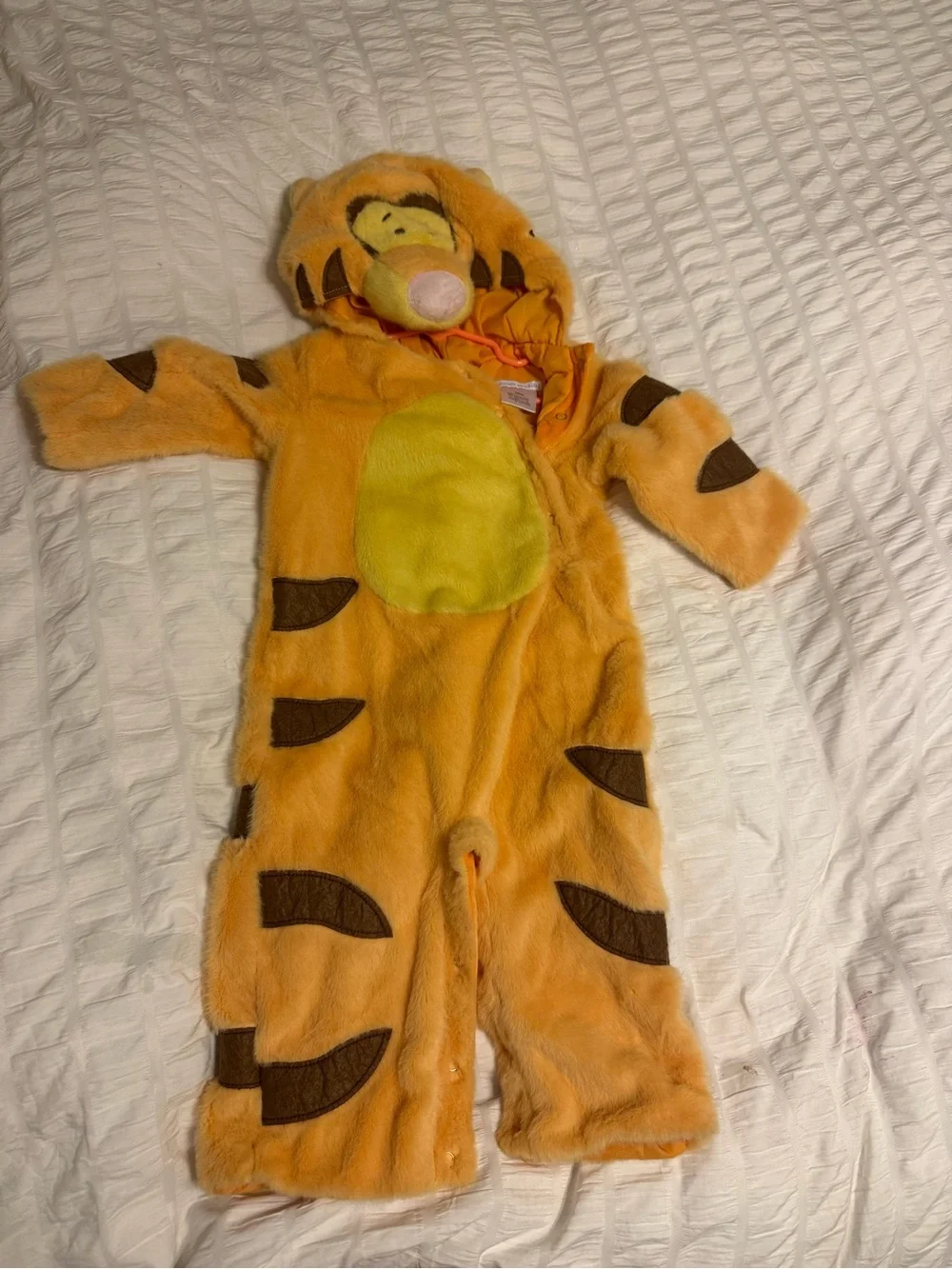 Pottery Barn Kids Orange and Yellow Tigger Plush Hooded Toy